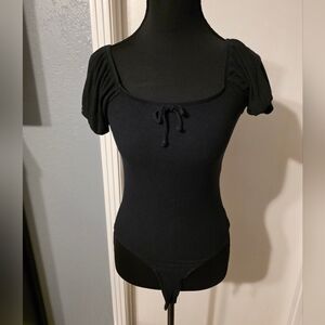 Selfie Black Body Suit Size S